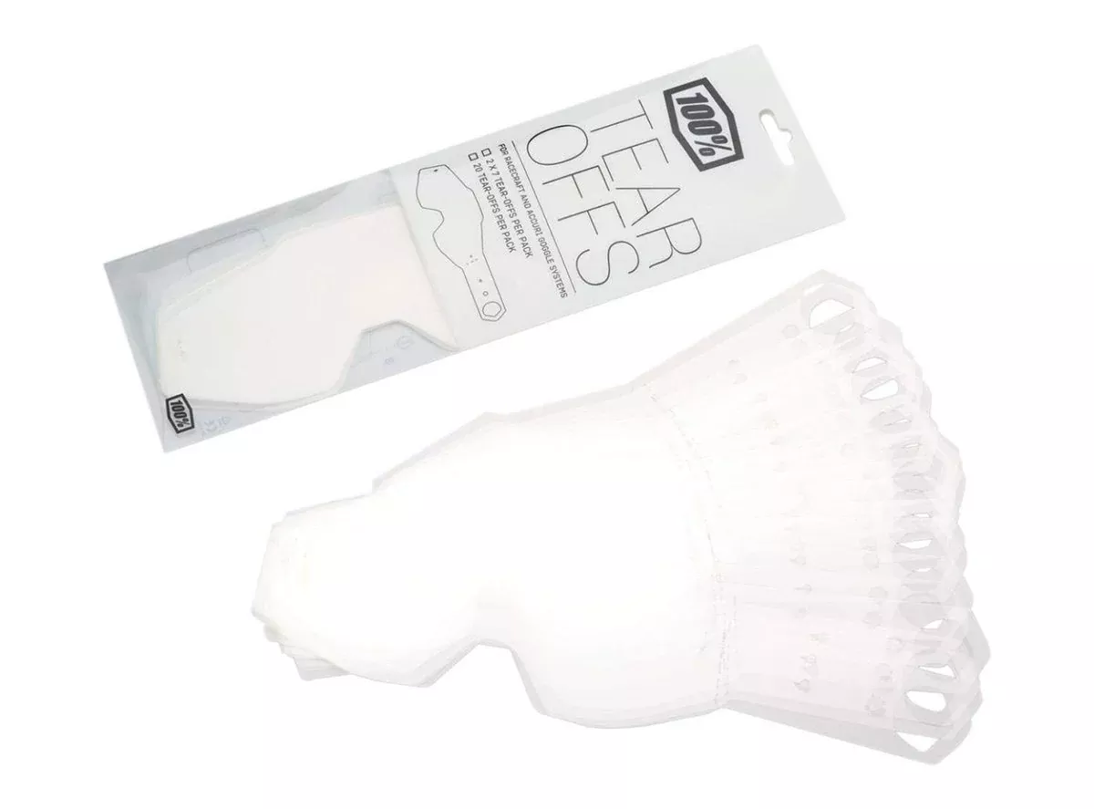 100% RaceCraft/Accuri/Strata Laminated Tear Offs