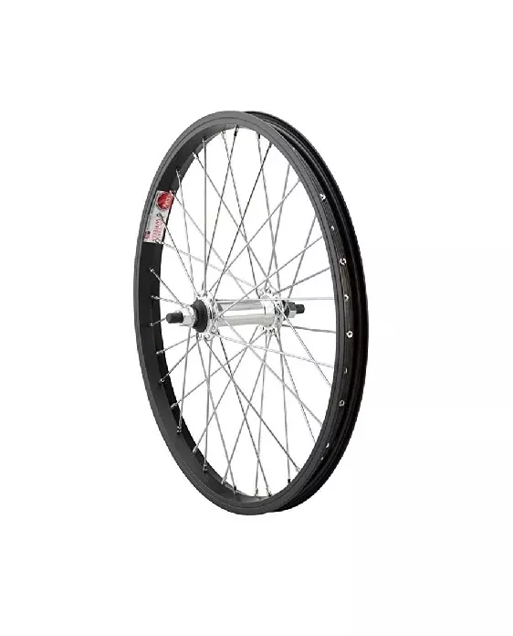 18" ALLOY WHEEL 3/8 FRT NUT 36H BLK