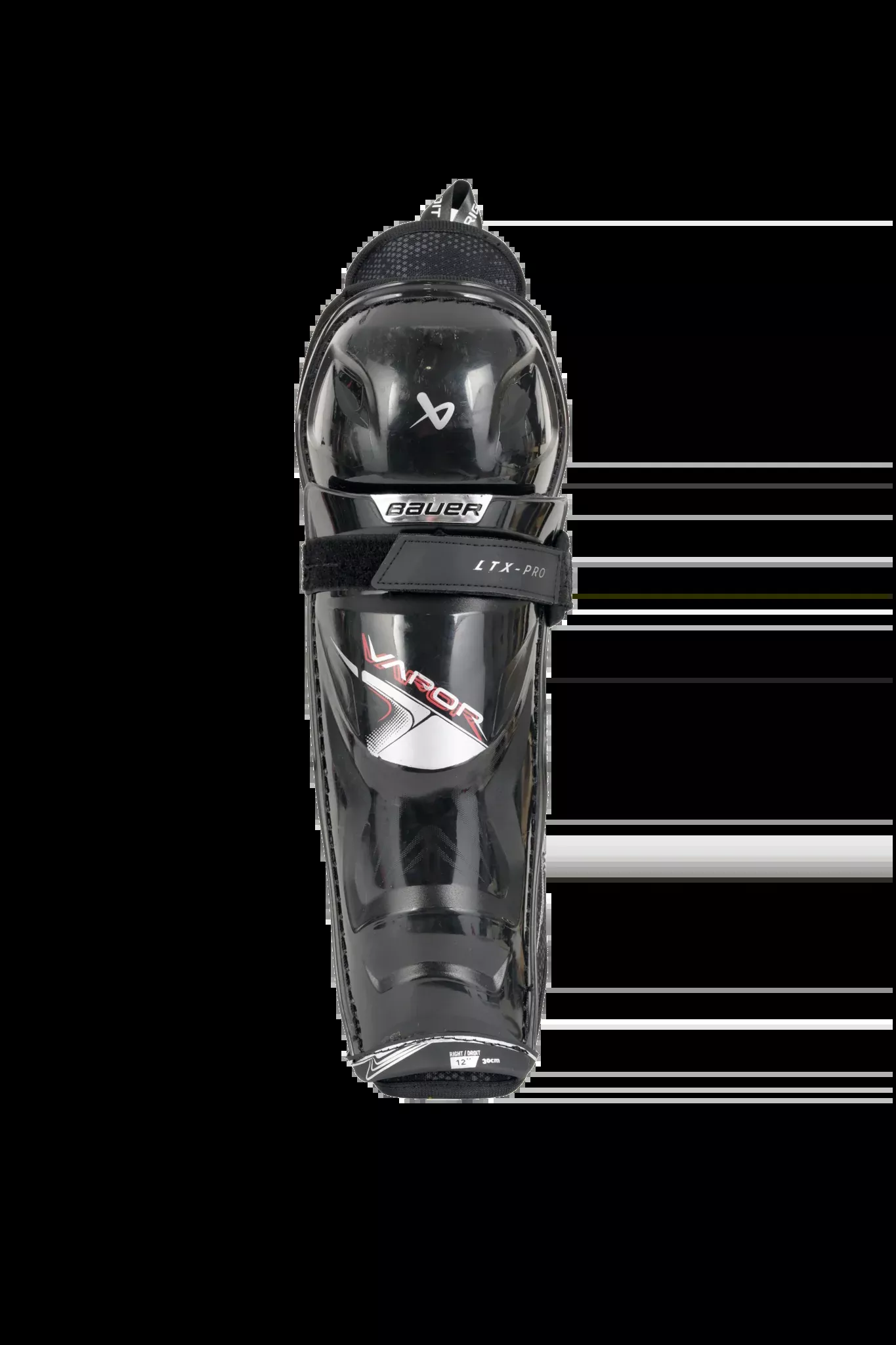 2025 BAUER SGVAPOR LTX PRO SHIN GUARD JR