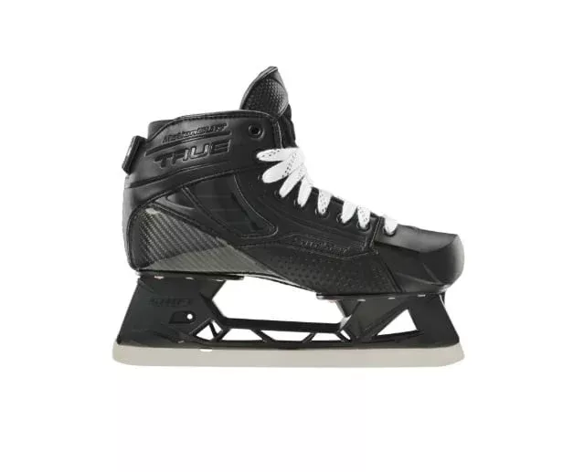2025 TRUE CATALYST 7X4 GSK BLACKOUT GOALIE SKATE SR