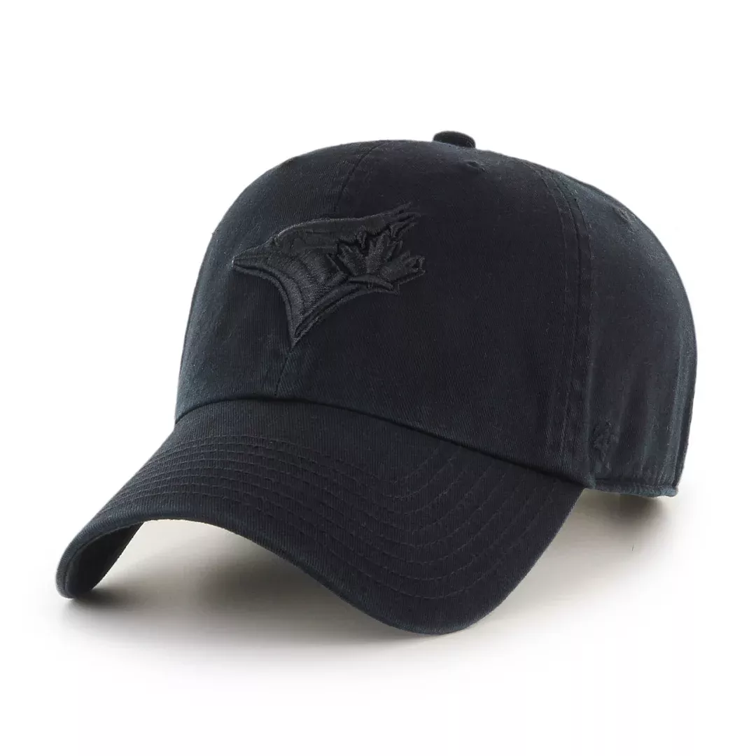 '47 Brand Men's MLB Toronto Blue Jays Clean-Up Black Adjustable Hat