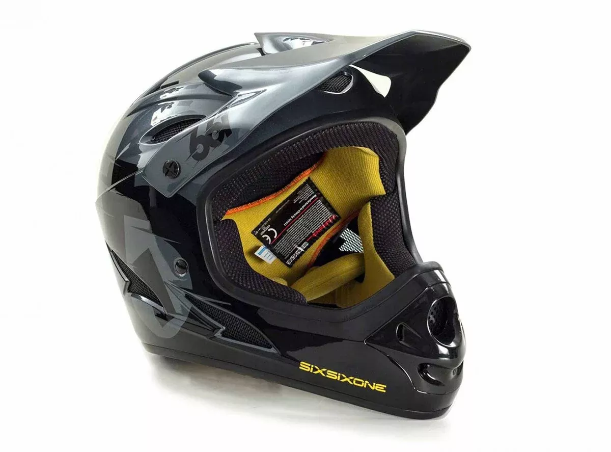 661 Comp Full Face Helmet - Black-Charcoal - 2017