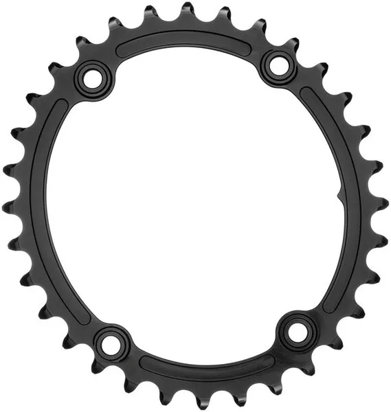 absoluteBLACK Premium Sub-Compact Oval 110 BCD 4-Bolt Road Inner Chainring