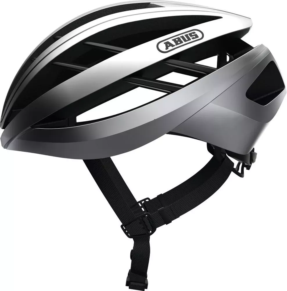 Abus Aventor Road Helmet - Gleam Silver