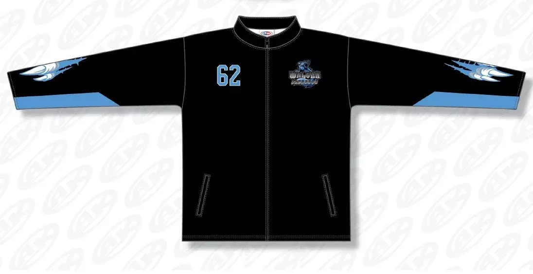 AK WOLVES LACROSSE SUBLIMATED TRACK JACKET