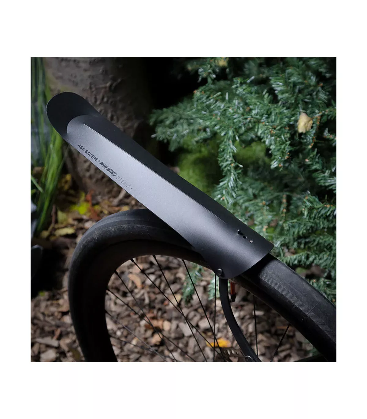 ASS SAVERS Win Wing 2 Gravel Rear Mudguard (Stealth)