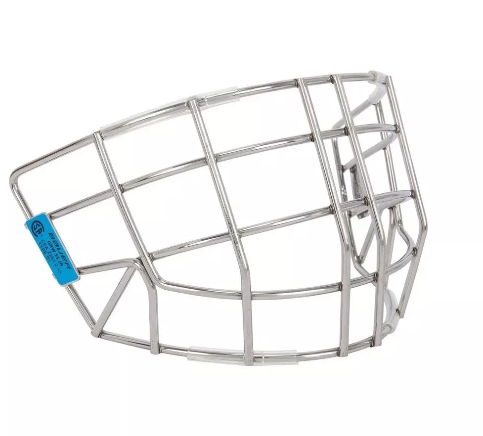 BAUER CERTIFIED REPLACEMENT WIRE CAGE -JR/YTH CHROME 930/960