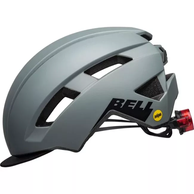 Bell Daily LED MIPS Commuter Helmet - Matt Gray-Black