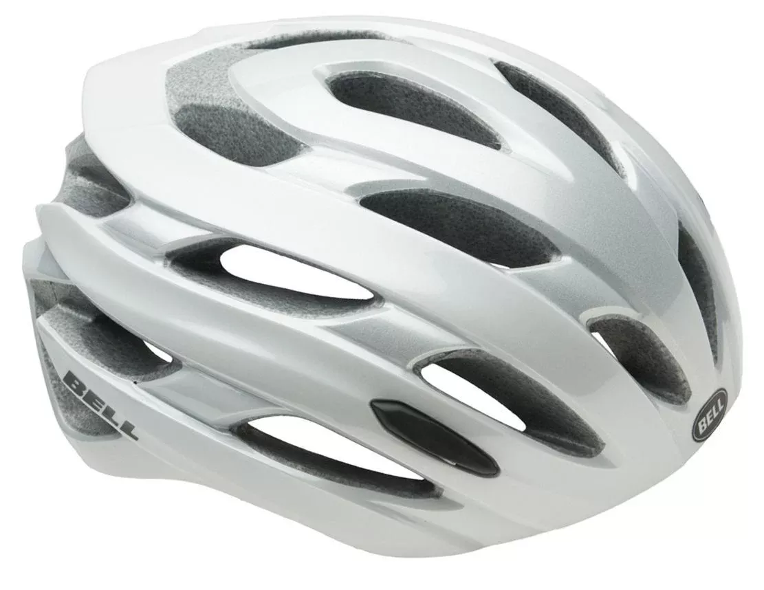 Bell Event Road Cycling Helmet - White-Silver Roadblock