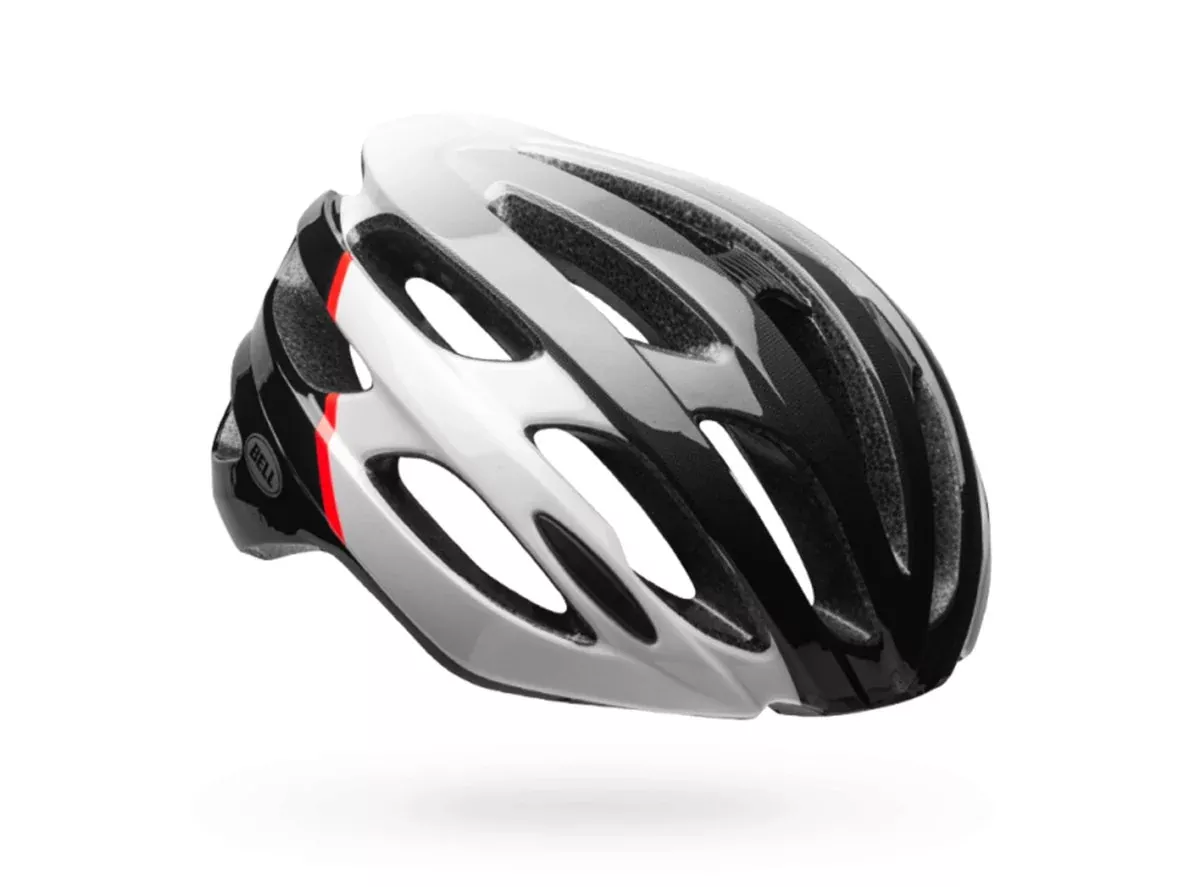 Bell Falcon MIPS Road Helmet - Gloss White-Infrared-Black