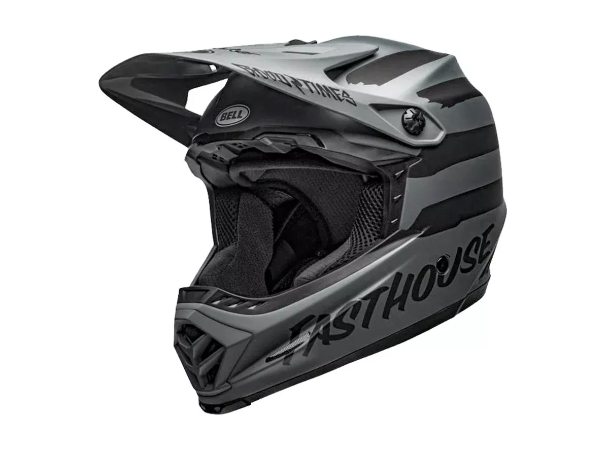 Bell Full 9 Full Face Helmet - Fasthouse Matt Gray-Black - 2020