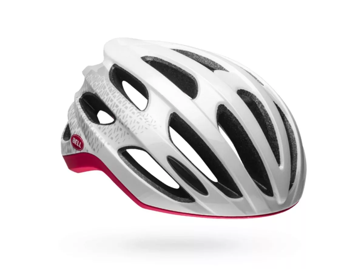 Bell Nala Joy Ride Road Helmet - Womens - Matt White-Cherry Dissolve