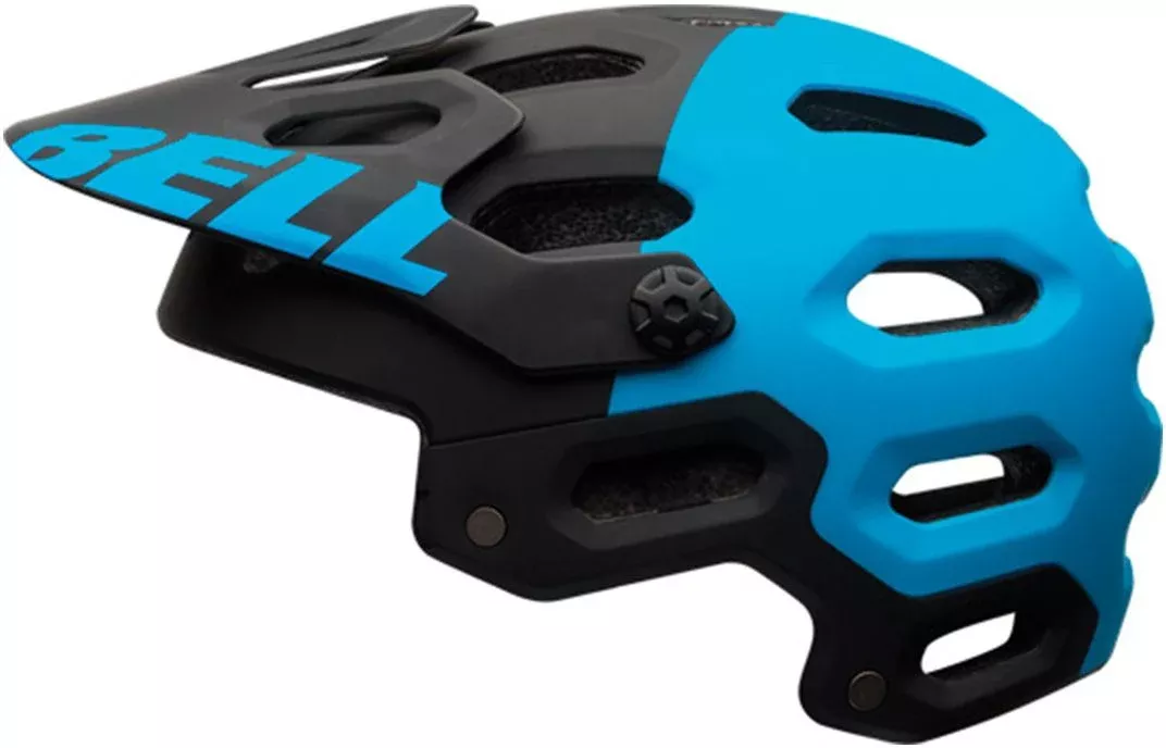 Bell Super 2 MTB Helmet - Black-Blue Aggression