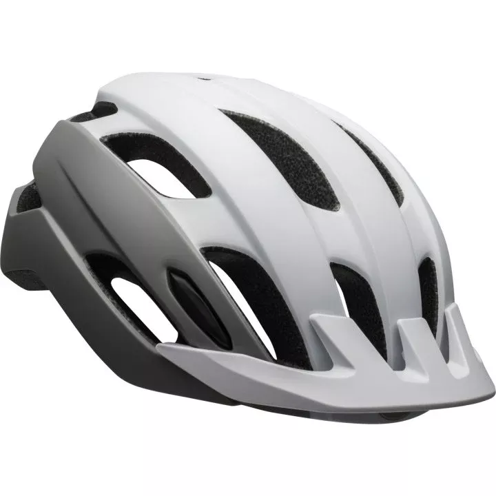 Bell Trace Road/XC Helmet - Matt White-Silver