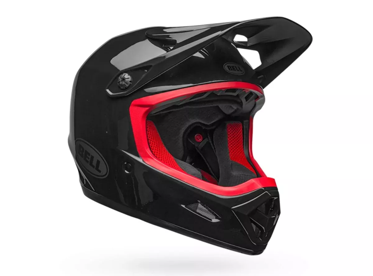Bell Transfer-9 Full Face Helmet - Gloss Black-Hibiscus - 2018