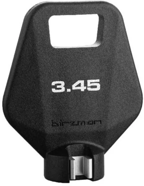 Birzman Two-Way Spoke Wrench, Black, 3.45mm NLS