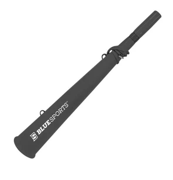 BLUE SPORTS PLASTIC 911 CHEER HORN WITH WHISTLE BLACK