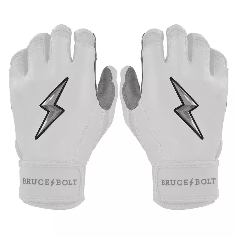 BRUCE BOLT CHROME SERIES SHORT CUFF BATTING GLOVES AD
