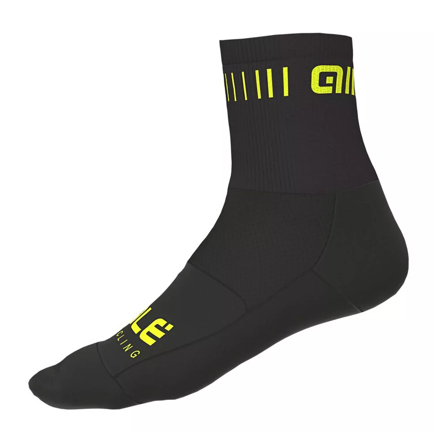 Calze Ale Strada Q-skin - Nero giallo