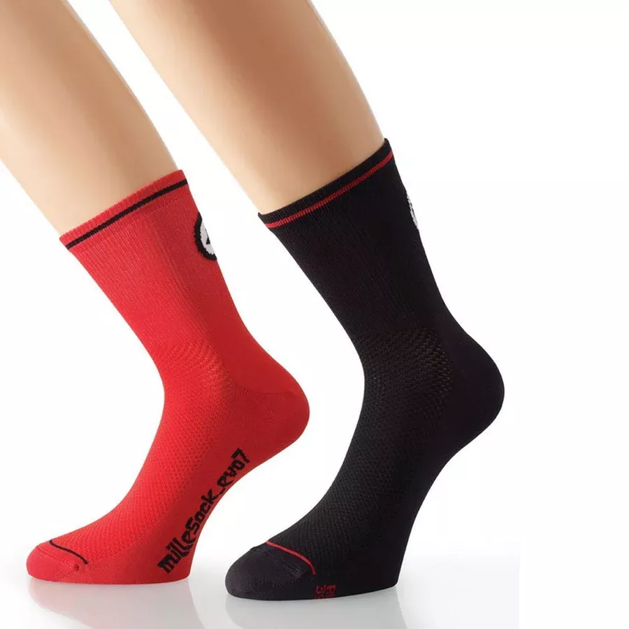 Calze Assos MilleSock_evo7 - Rosso