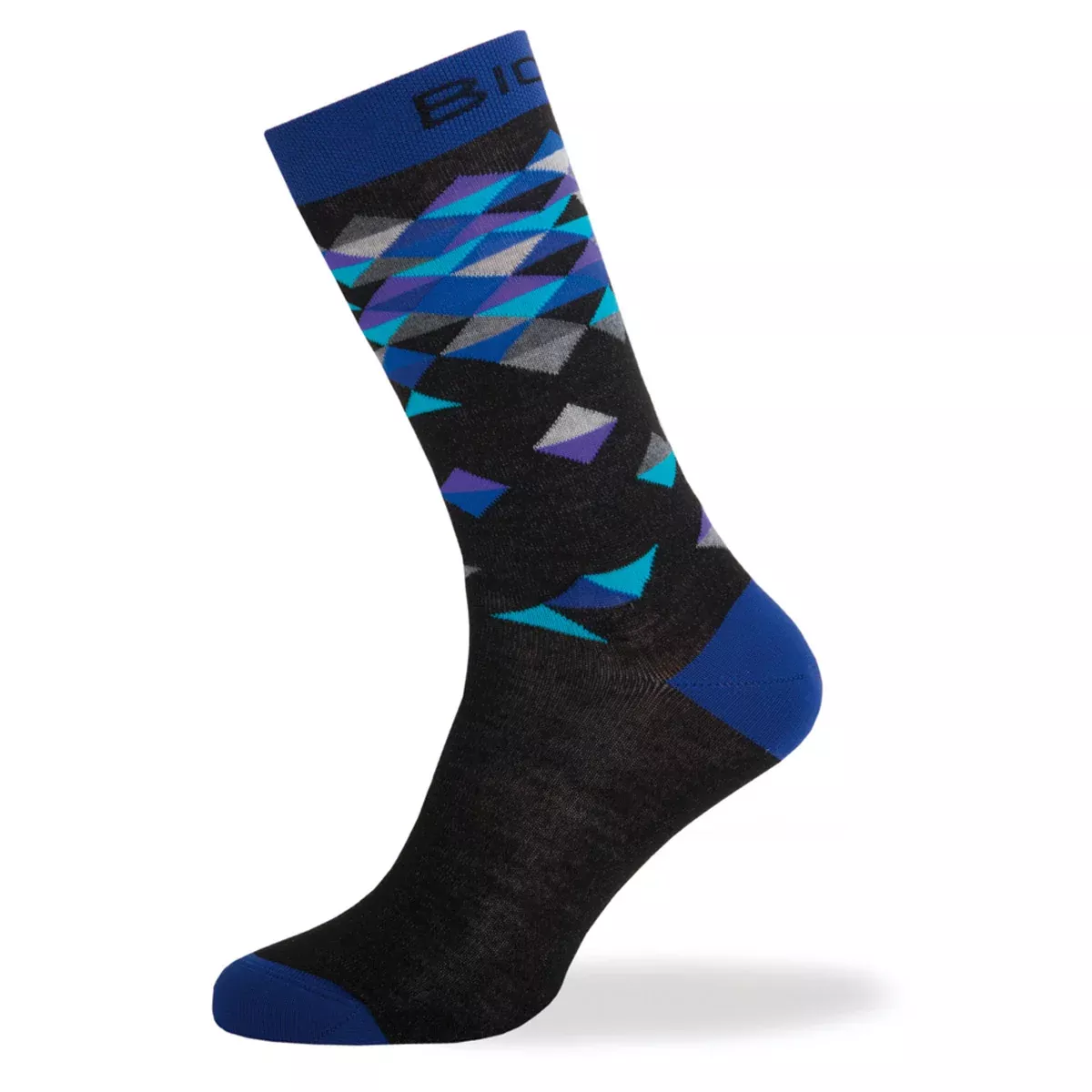 Calze Biotex Multicolor Diamonds - Blu