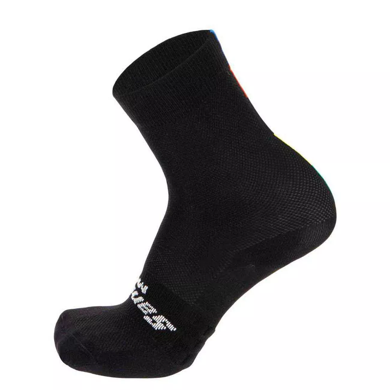 Calze Santini UCI Rainbow - Nero