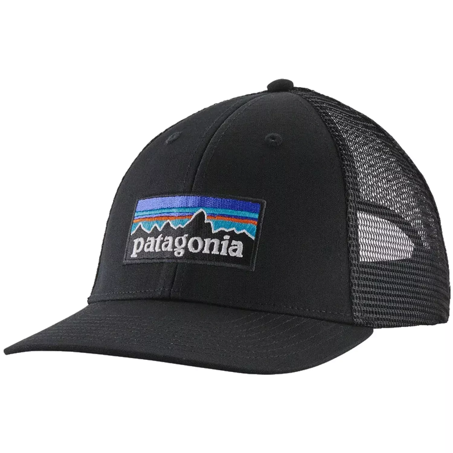 Cappellino Patagonia P-6 Logo LoPro Trucker - Nero