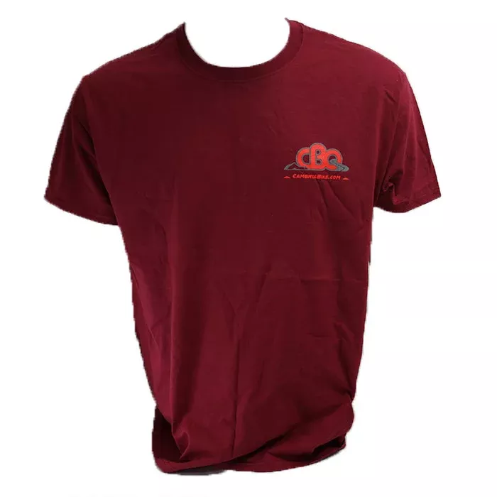CBO Bury Me with My Bike Tee - Corona - Cardinal