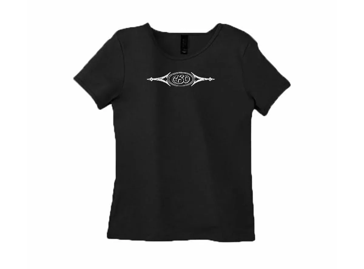 CBO Logo Ladies Tee - Black
