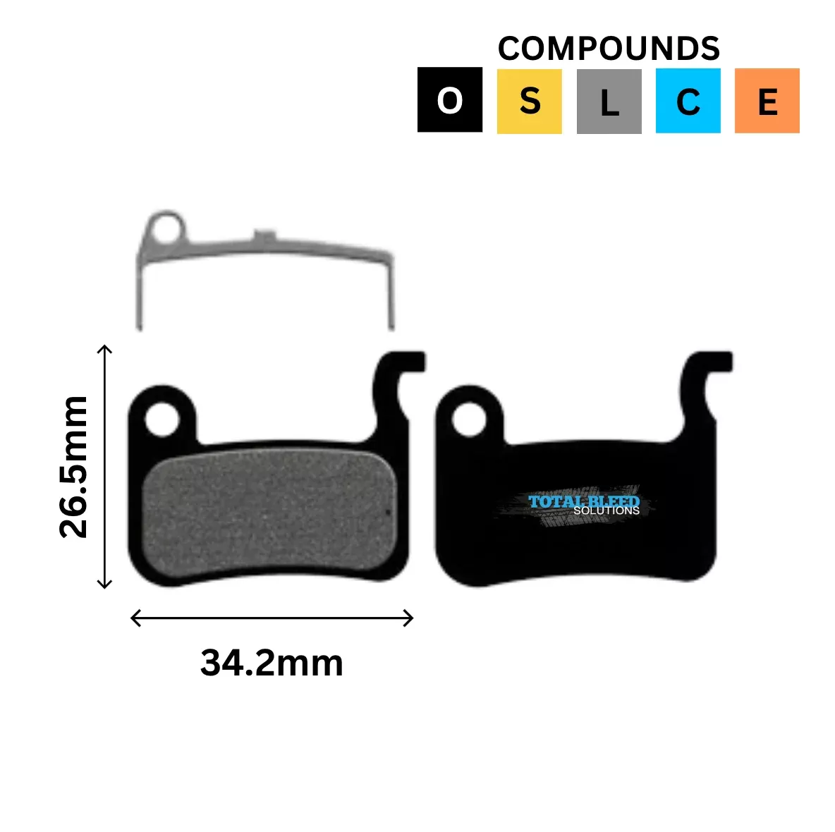 Clarks HDB-540 HDB-600 HDB-790 Disc Brake Pads by TBS
