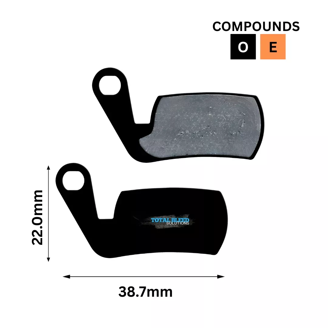 Clarks Skeletal SX EXO Disc Brake Pads by TBS
