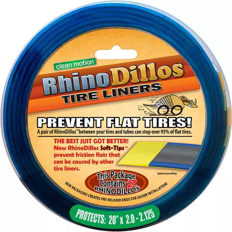 Clean Motion RhinoDillos Tire Liners Green 20 x 2.0-2.125