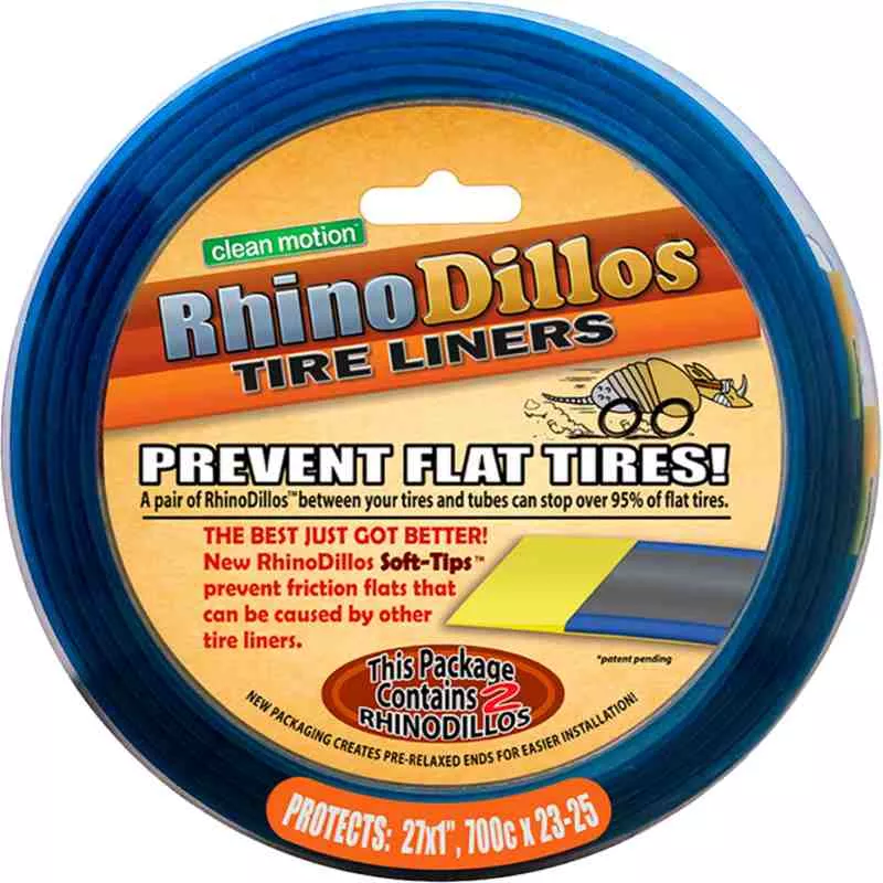 Clean Motion RhinoDillos Tire Liners Orange 27 x 1, 700c x 23-25