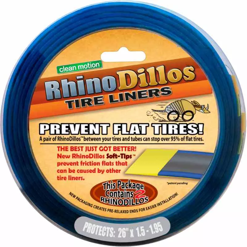 Clean Motion RhinoDillos Tire Liners Silver 26 x 1.5-1.95