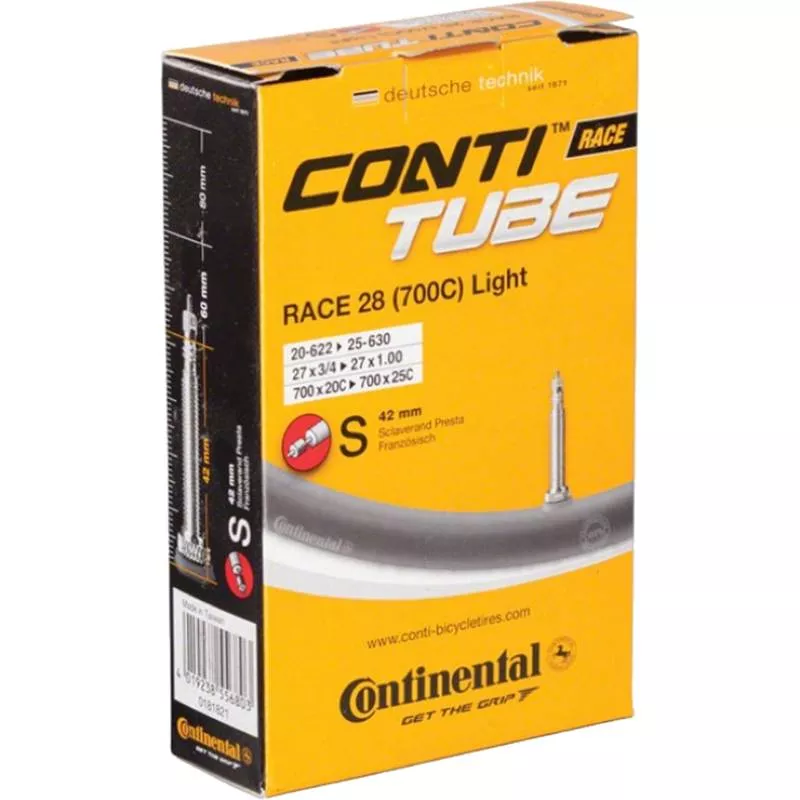 Continental 700x18-25 Race Light Presta Tube
