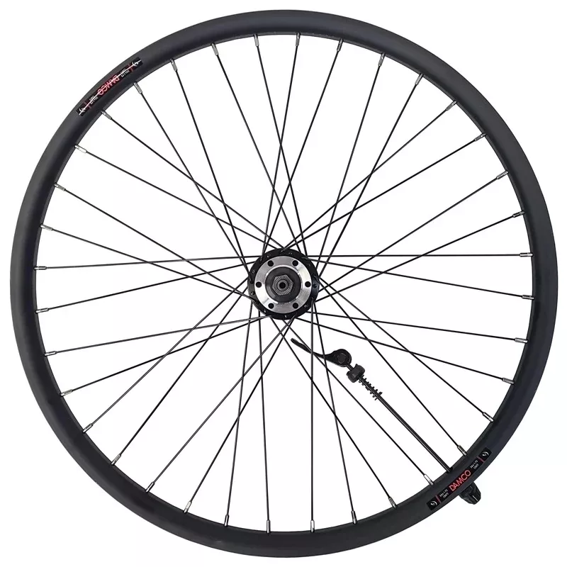 DAMCO REAR WHEEL 24" DISC BLACK FREEWHEEL Q/R