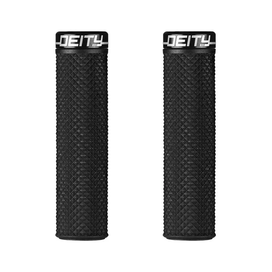 Deity, Supracush, Grips, 133mm, Black, Pair