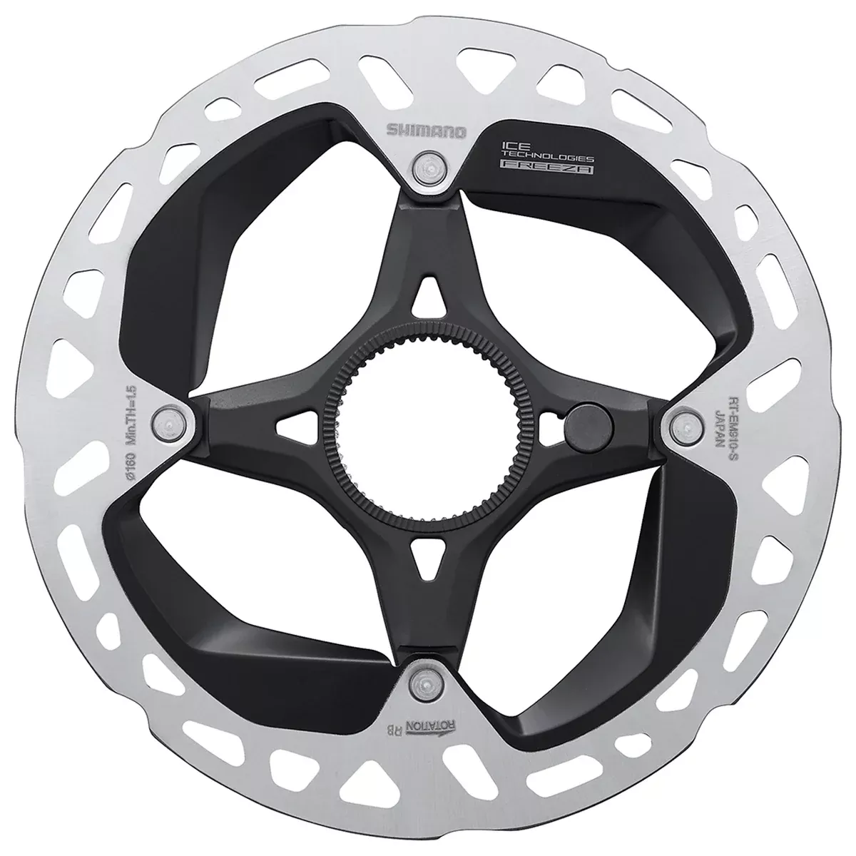 Disco Shimano Center Lock RT-EM910 Ice-Tech Freeza - 160mm