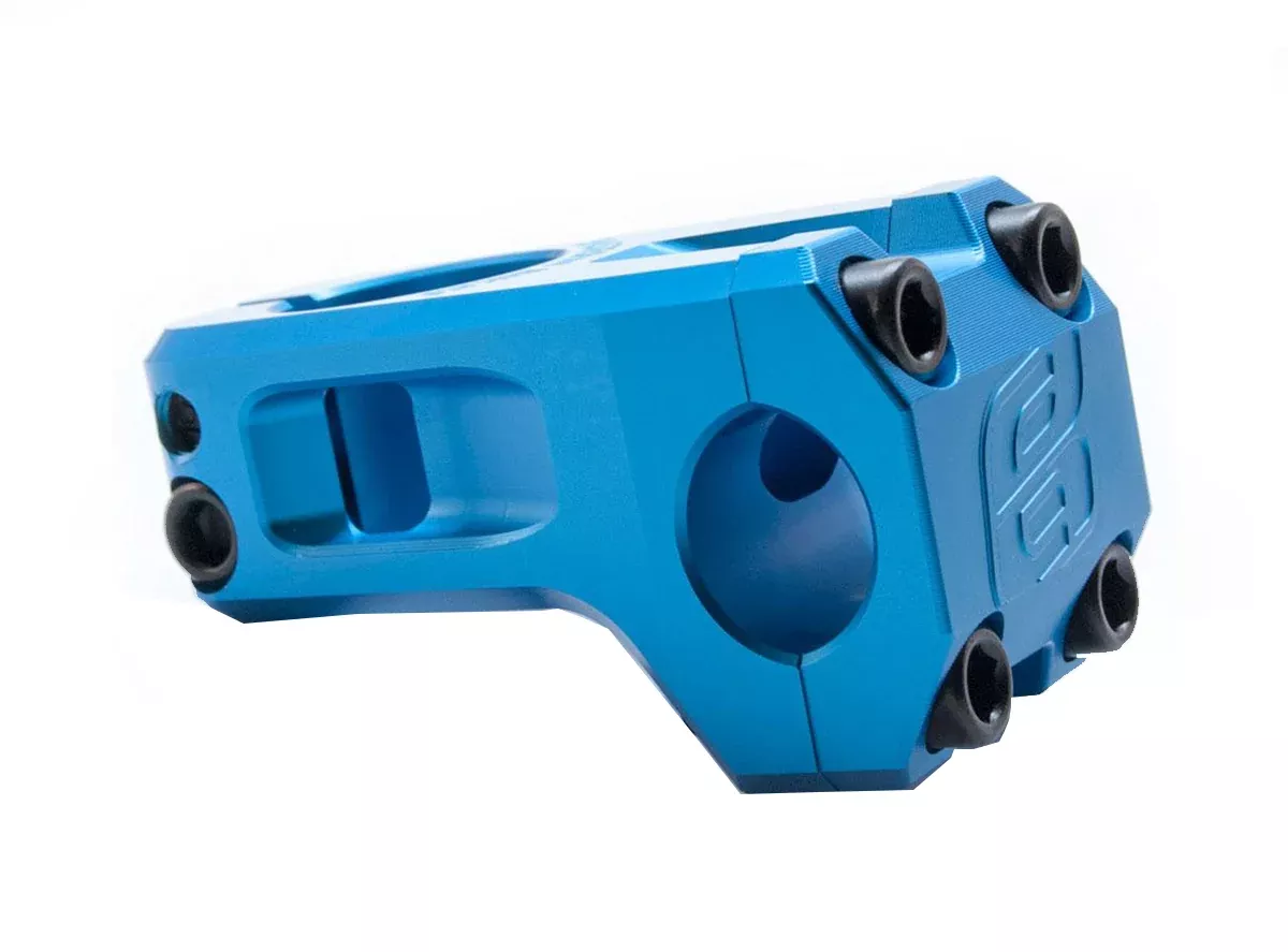 Eastern Compressor Frontload BMX Stem - Matt Blue Ano