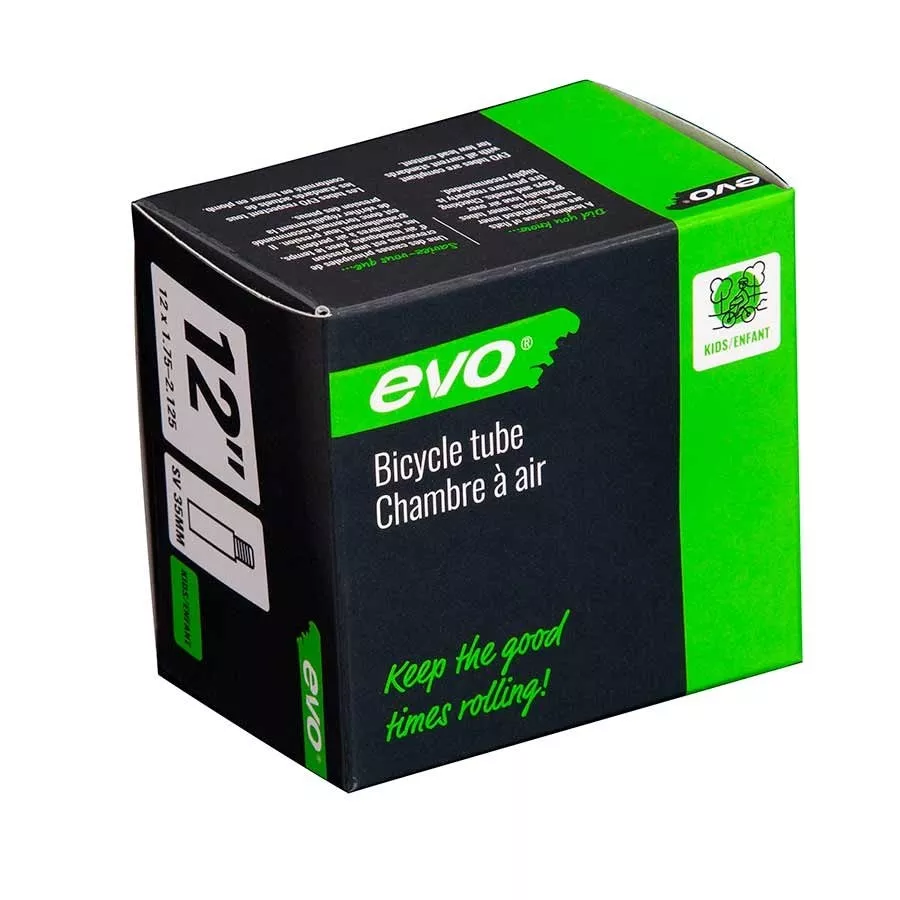 EVO Schrader Tube: 35mm, 12-1/2″, 1.75-2.125