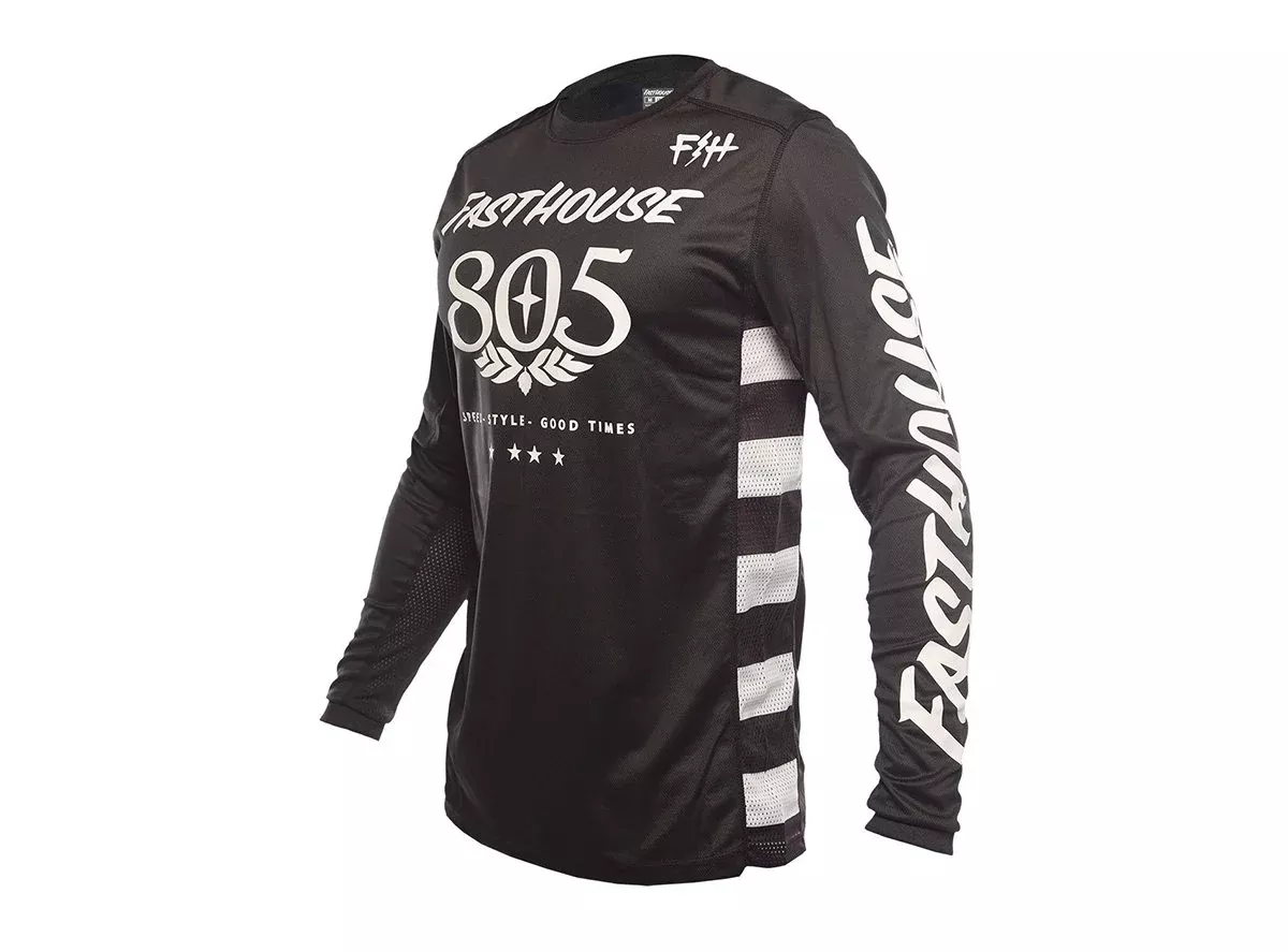 Fasthouse Classic 805 Long Sleeve MTB Jersey - Black