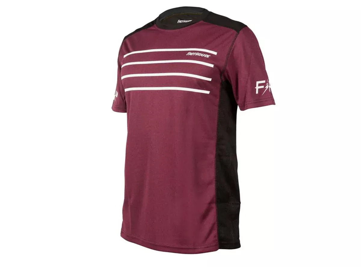 Fasthouse Classic Cartel Short Sleeve MTB Jersey - Heather Maroon