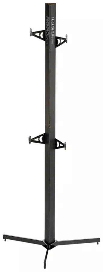 Feedback Sports Velo Cache Display Stand - 2-Bike, Free-Standing, Black