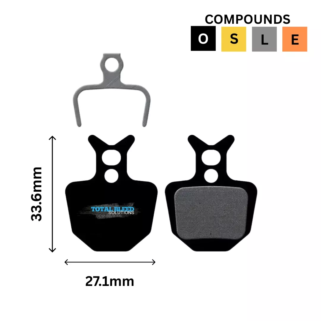 Formula ORO K18 K24 Puro Bianco Disc Brake Pads by TBS