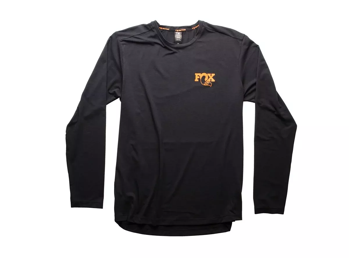 Fox Factory Transfer Long Sleeve Tech Top - Black