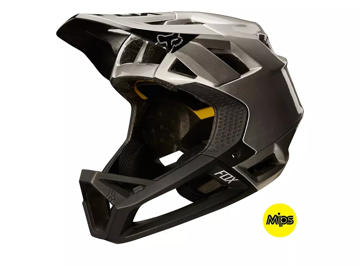 Fox Racing Proframe Moth Full Face Helmet - Black-Silver