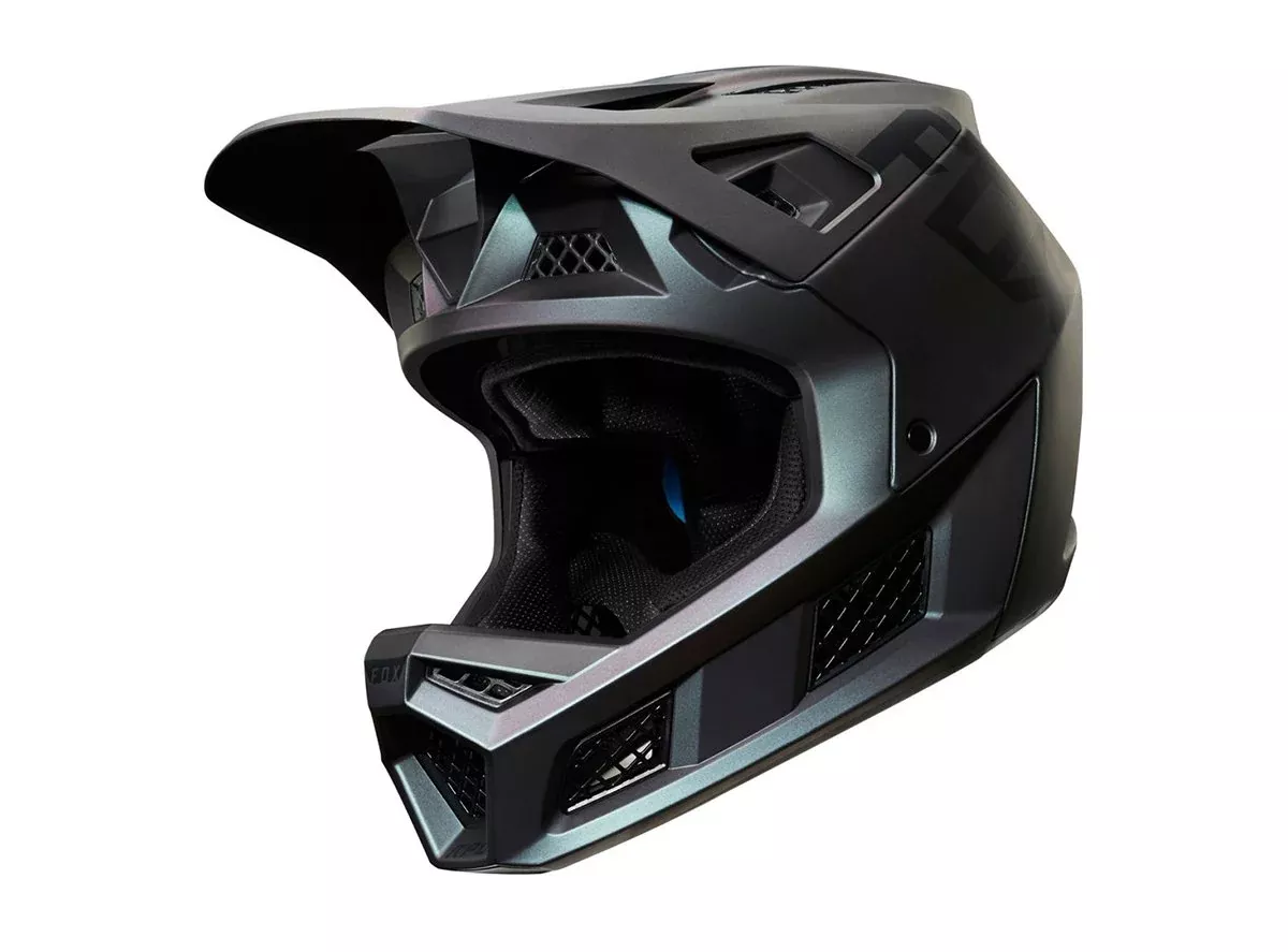 Fox Racing Rampage Pro Carbon Full Face Helmet - Weld - Black Iridium - 2019