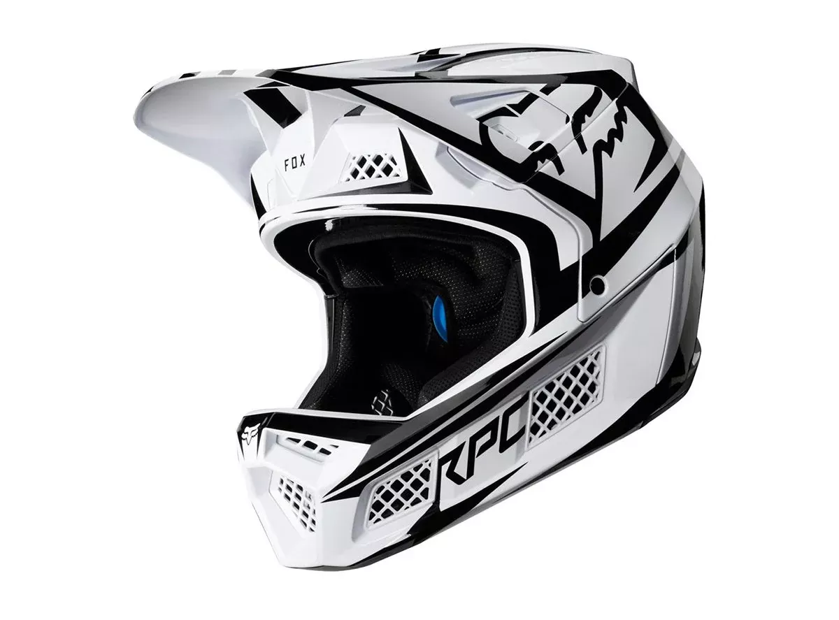 Fox Racing Rampage Pro Carbon Full Face Helmet - Weld - White - 2019