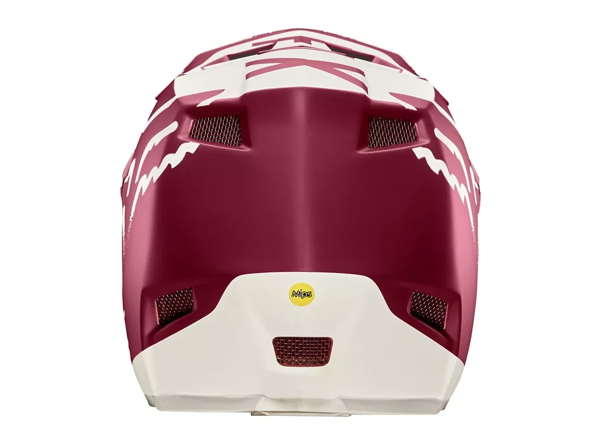 Fox Racing Rampage Pro Carbon Moth Full Face Helmet - Dark Red