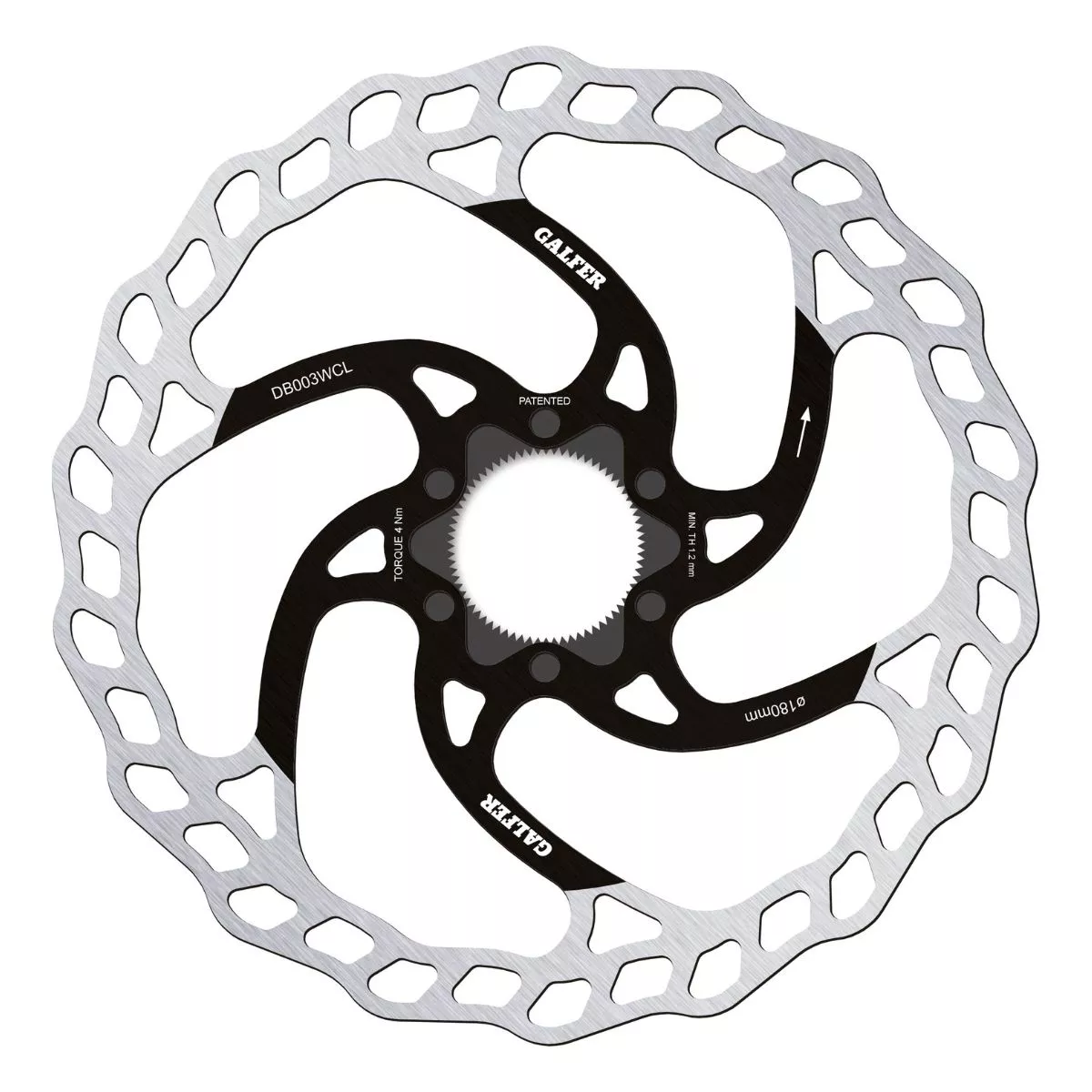GALFER – MTB WAVE DISC ROTOR – CENTERLOCK